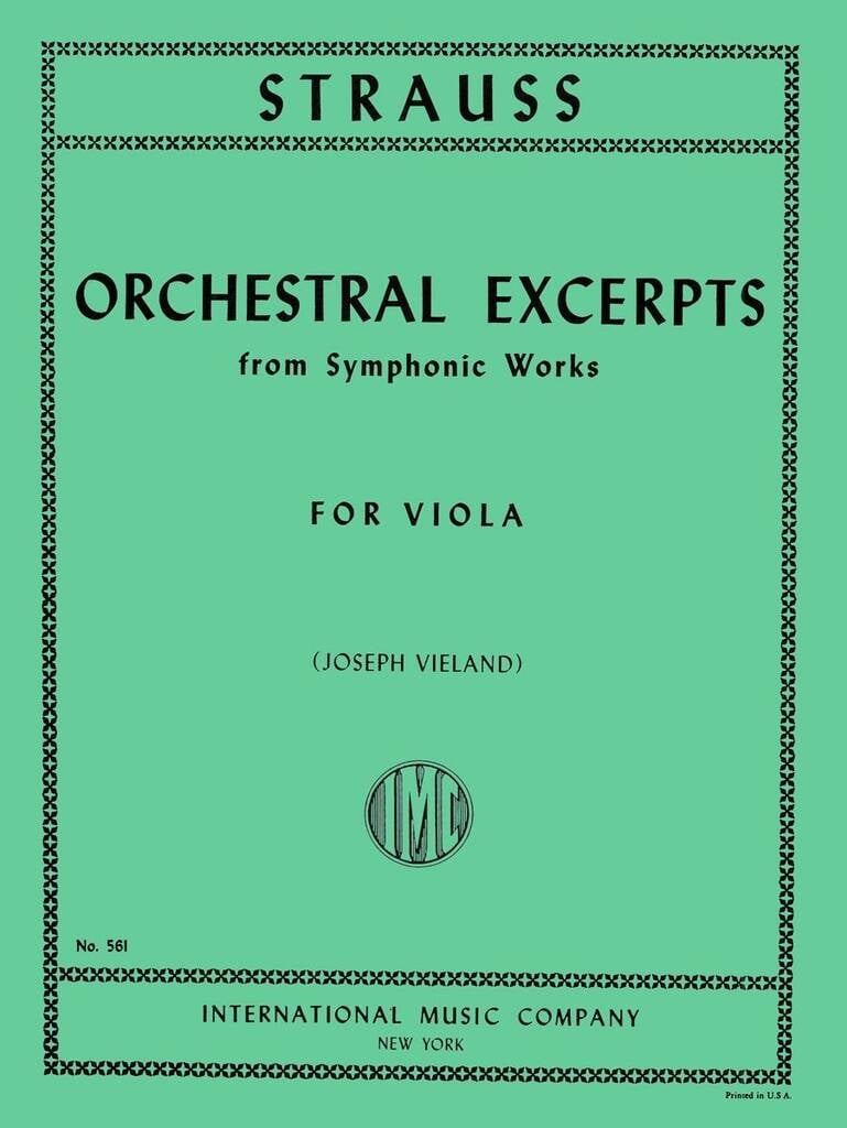 Orchestral Excerpts (Vieland)